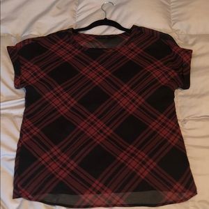 ❤️ 3/$15 ❤️ The Limited Plaid Top